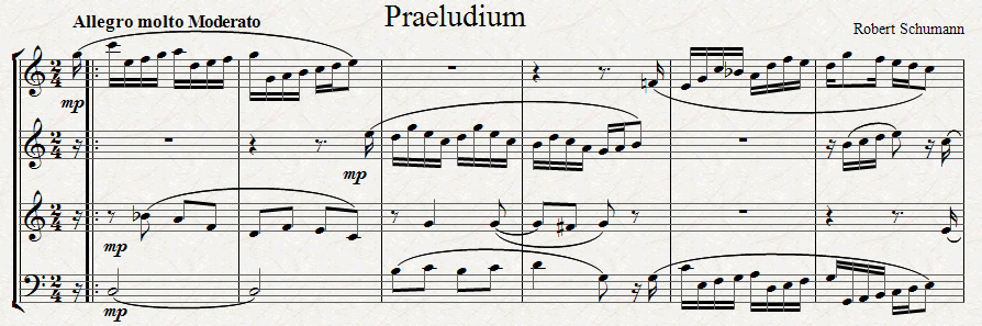 Schumann Prelude